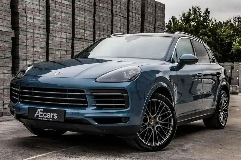Bleu Utilisé 2018 Porsche Cayenne SUV | 54 950 € (Bon prix) - Image 1/4