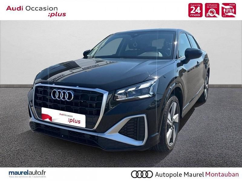 Noir mythe métallisé Utilisé 2022 Audi Q2 S-Line SUV | 26 890 € (Prix juste) - Image 1/4