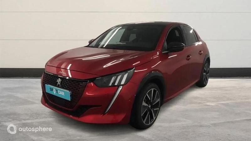 Rouge Utilisé 2022 Peugeot e-208 GT Citadine | 17 699 € (Prix juste) - Image 1/4