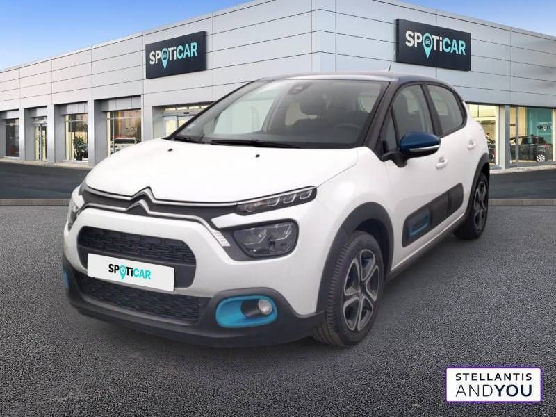 Blanc Utilisé 2021 Citroën C3 Feel Citadine | 10 189 € (Prix juste) - Image 1/3