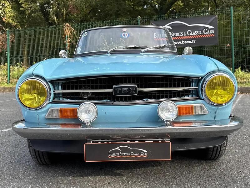 Occasion Triumph TR6 150 ch (110 kW) 1972 Bleu Cabriolet