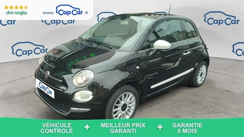 Noir Occasion 2017 Fiat 500 Lounge Citadine | 8 290 € (Bon prix) - Image 1/4