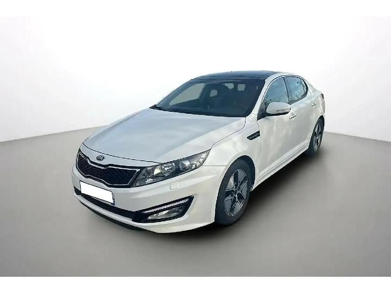 Blanc Utilisé 2014 Kia Optima Hybrid Berline | 12 890 € - Image 1/4