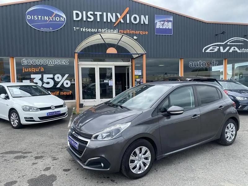 Gris Occasion 2018 Peugeot 208 Business-Line Citadine | 10 980 € (Prix juste) - Image 1/4