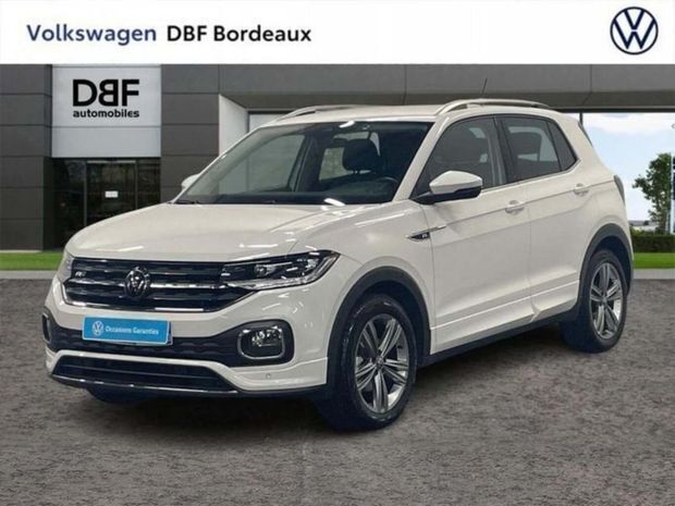 Blanc Utilisé 2022 VW T-Cross R-line SUV | 22 999 € - Image 1/4