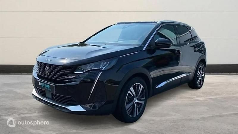 Noir Utilisé 2021 Peugeot 3008 Allure SUV | 18 999 € (Bon prix) - Image 1/4