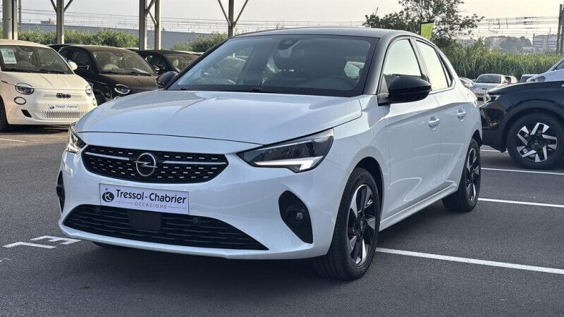 Blanc Utilisé 2021 Opel Corsa-e Elegance Citadine | 13 890 € (Prix juste) - Image 1/4