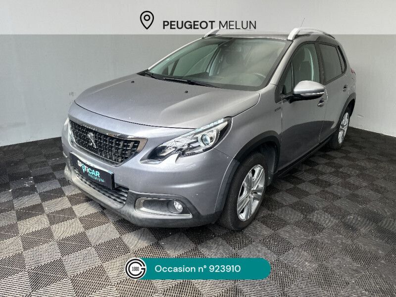 Gris Utilisé 2019 Peugeot 2008 Signature Sky SUV | 9 980 € (Super prix) - Image 1/4
