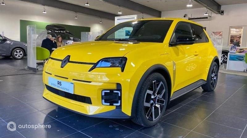 Jaune Nouvelle 2025 Renault 5 E-Tech Techno Berline | 32 999 € (Prix juste) - Image 1/4