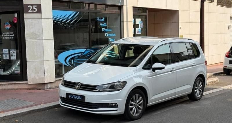 Blanc Utilisé 2019 VW Touran Monospace | 14 990 € (Prix juste) - Image 1/4