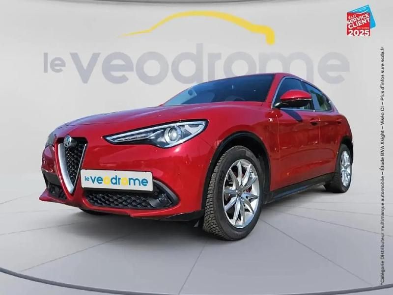 Rouge Utilisé 2021 Alfa Romeo Stelvio Ti SUV | 27 999 € (Bon prix) - Image 1/4