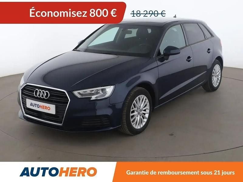 Bleu Utilisé 2017 Audi A3 Sportback Business Berline | 16 990 € (Prix juste) - Image 1/2