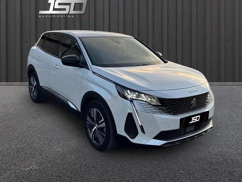 Blanc Utilisé 2022 Peugeot 3008 Allure SUV | 23 490 € (Prix juste) - Image 1/4