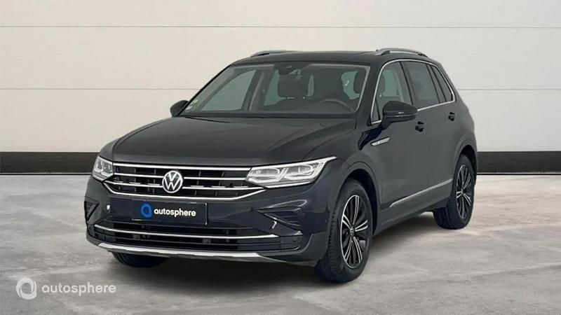 Noir Utilisé 2021 VW Tiguan Elegance SUV | 29 499 € (Prix juste) - Image 1/4