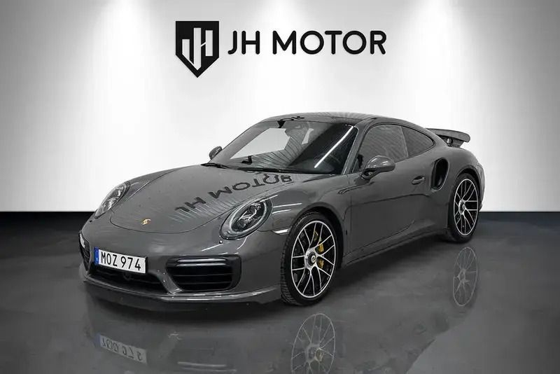 Gris Utilisé 2018 Porsche 911 Turbo S Coupé | 175 990 € (Bon prix) - Image 1/4