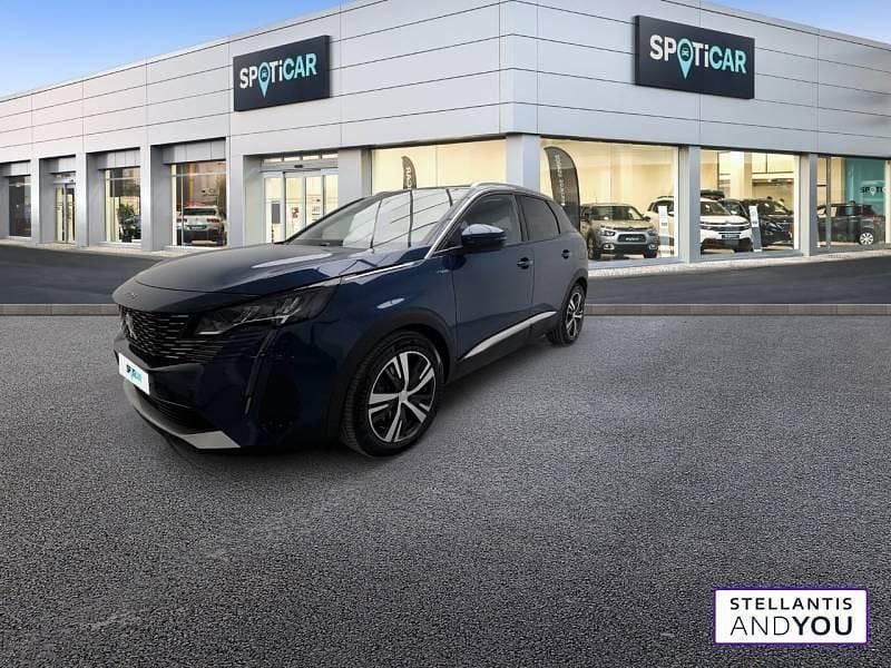 Bleu Utilisé 2021 Peugeot 3008 Allure | 21 690 € (Bon prix) - Image 1/4
