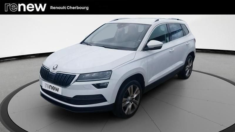 Blanc Utilisé 2021 Skoda Karoq Style SUV | 24 290 € (Prix assez cher) - Image 1/4