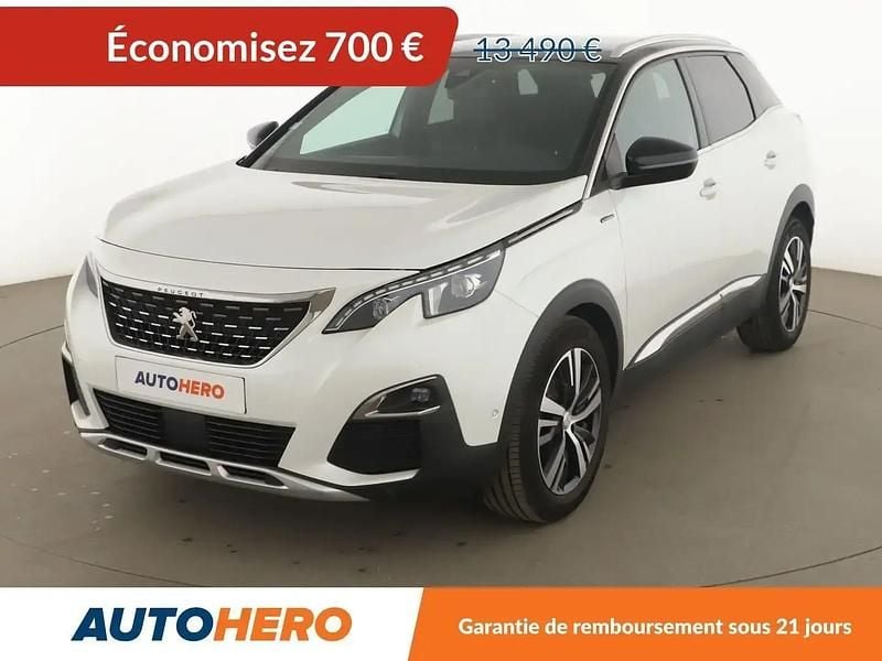 Blanc Utilisé 2020 Peugeot 3008 GT-line SUV | 12 790 € (Prix juste) - Image 1/2