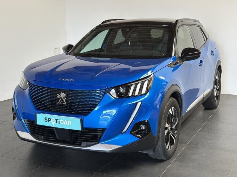 Bleu Utilisé 2022 Peugeot e-2008 GT SUV | 19 990 € (Prix juste) - Image 1/4