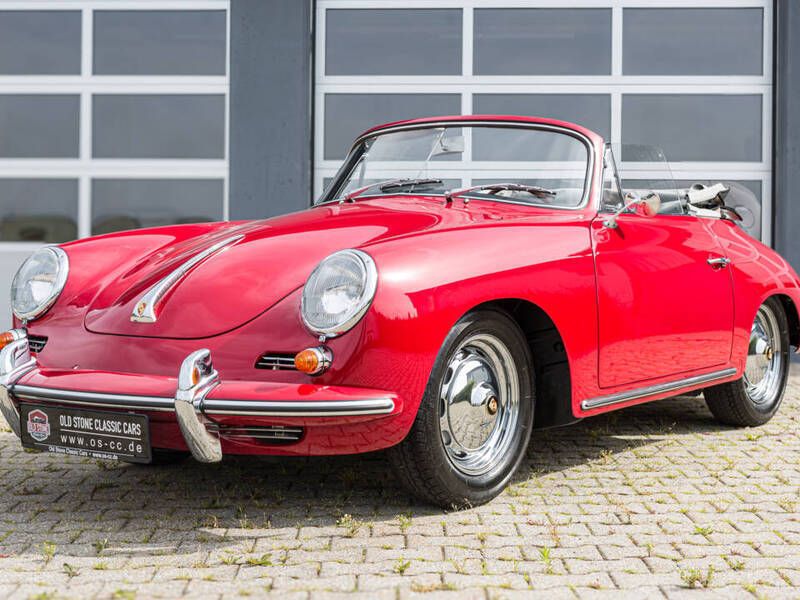 Rouge Utilisé 1962 Porsche 356 Cabriolet | 160 990 € - Image 1/4