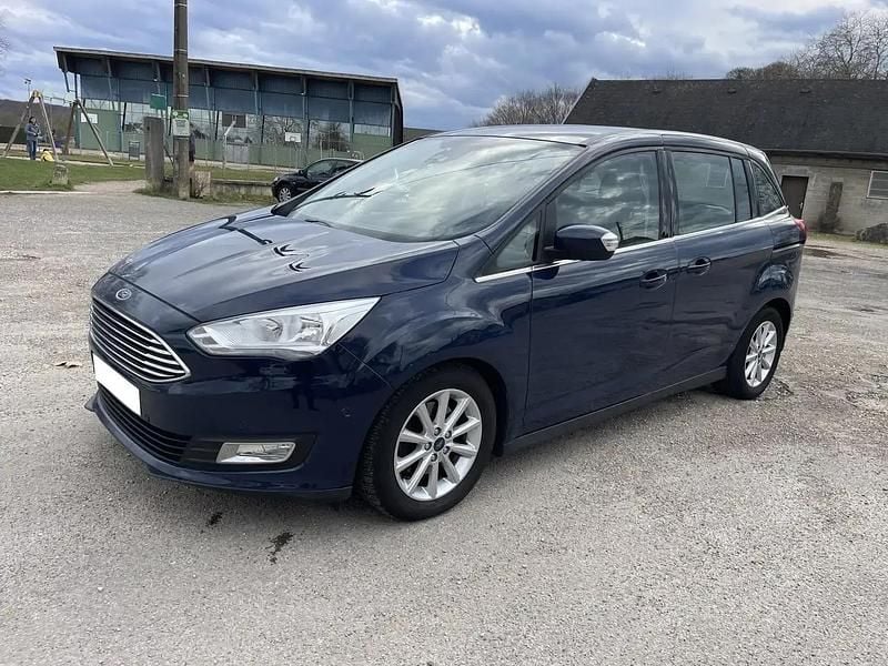 Bleu Utilisé 2018 Ford C-MAX S Monospace | 9 990 € (Prix juste) - Image 1/4