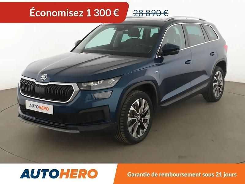 Bleu Utilisé 2021 Skoda Kodiaq Ambition SUV | 27 590 € (Prix assez cher) - Image 1/2