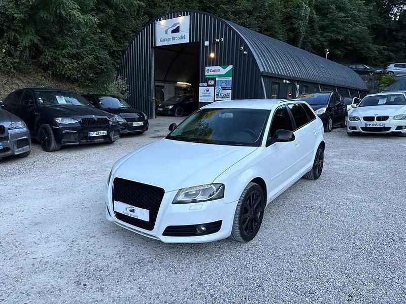 Blanc Utilisé 2008 Audi A3 Sportback Ambition Berline | 8 000 € - Image 1/4