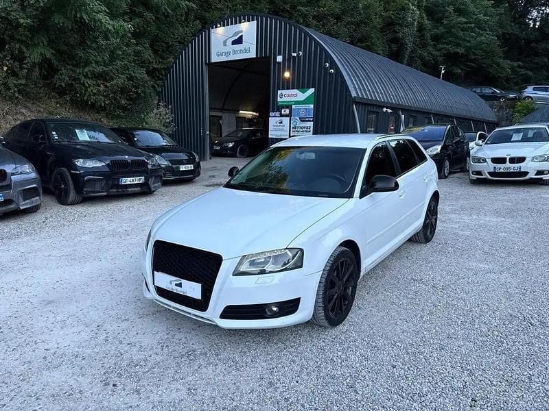 Blanc Utilisé 2008 Audi A3 Sportback Ambition Citadine | 8 000 € (Prix cher) - Image 1/4