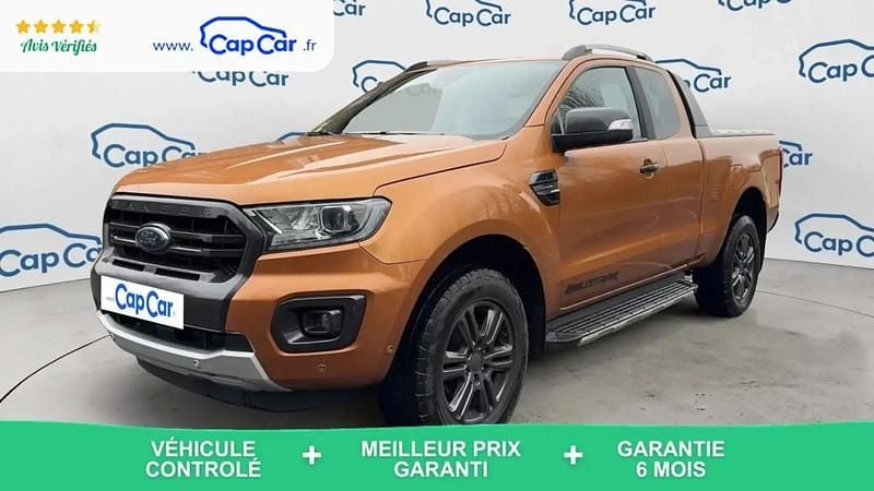 Orange Occasion 2022 Ford Ranger Wildtrack Pick-up | 27 990 € (Bon prix) - Image 1/4