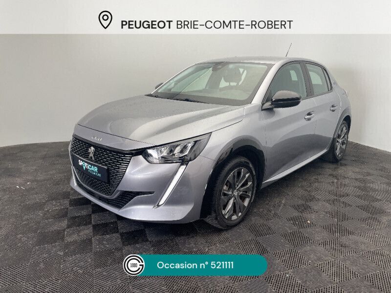 Gris Utilisé 2022 Peugeot e-208 Business-Line Citadine | 15 980 € (Prix juste) - Image 1/4