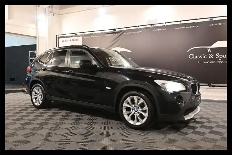 Noir Utilisé 2012 BMW X1 Sport Line SUV | 8 950 € (Super prix) - Image 1/4