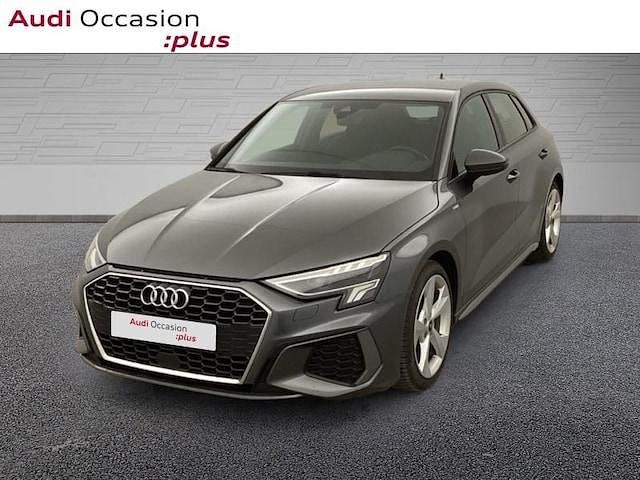 Gris daytona nacré Occasion 2023 Audi A3 S-Line | 27 900 € (Bon prix) - Image 1/4