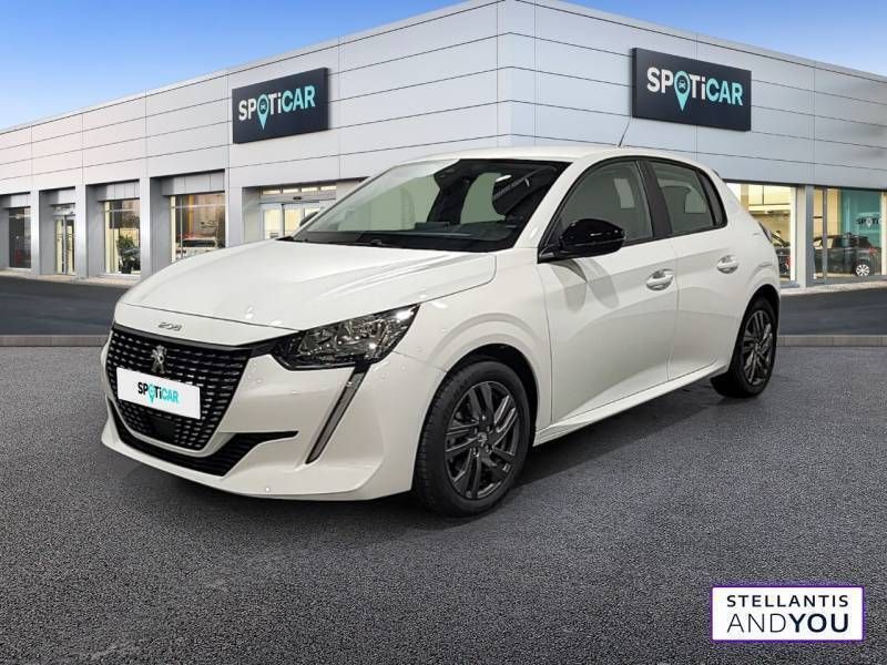 Blanc Utilisé 2022 Peugeot 208 Active Citadine | 12 480 € (Bon prix) - Image 1/3