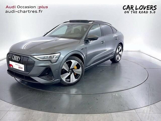 Gris daytona nacré Utilisé 2021 Audi e-tron Sportback S-Line SUV | 42 900 € (Prix assez cher) - Image 1/4