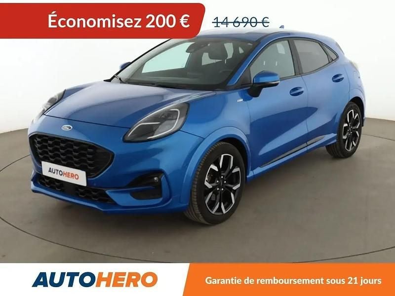 Bleu Utilisé 2019 Ford Puma ST-Line X SUV | 14 490 € (Bon prix) - Image 1/2