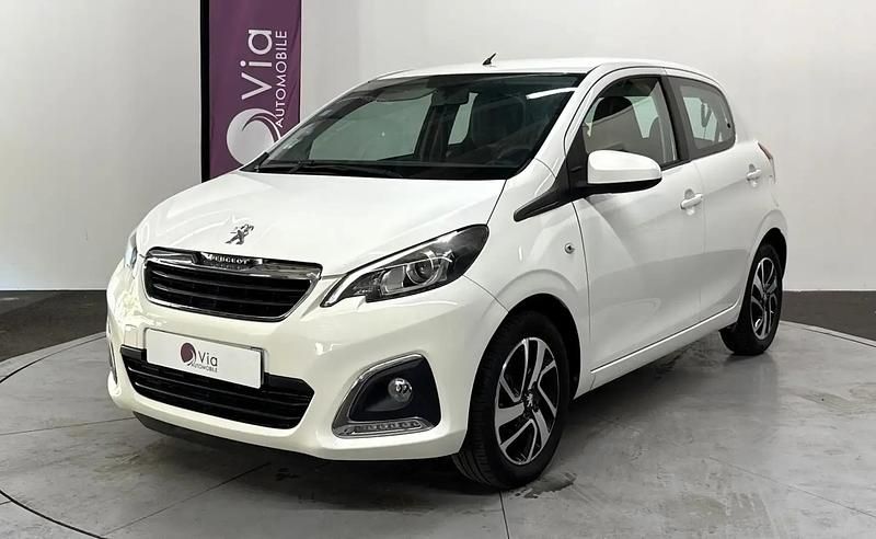 Blanc Utilisé 2015 Peugeot 108 Allure Citadine | 8 499 € (Prix juste) - Image 1/4