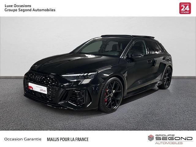 Noir mythe métallisé Occasion 2023 Audi RS3 Sportback Design Citadine | 64 900 € (Super prix) - Image 1/4