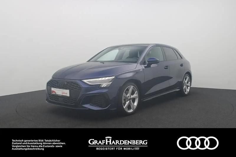Bleu Utilisé 2023 Audi A3 Sportback S-Line Berline | 31 980 € (Prix juste) - Image 1/4