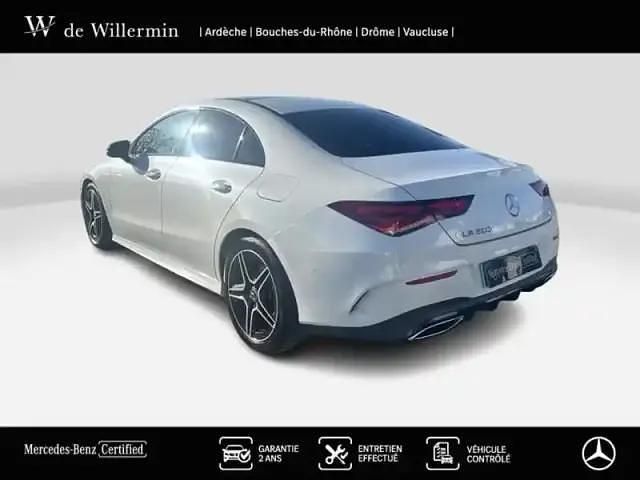 Occasion Mercedes CLA200 AMG line 2022 Blanc digital métallisé Coupé