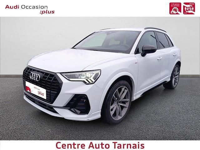 Blanc glacier métallisé Occasion 2021 Audi Q3 S-Line SUV | 32 689 € (Prix juste) - Image 1/4