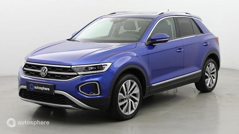 Bleu Utilisé 2022 VW T-Roc Exclusive SUV | 25 999 € (Bon prix) - Image 1/4