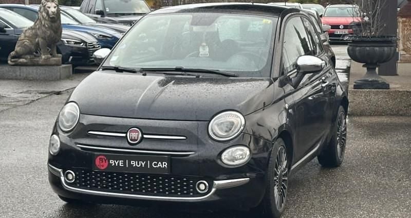 Noir Occasion 2017 Fiat 500 Lounge Berline | 12 490 € (Prix assez cher) - Image 1/4