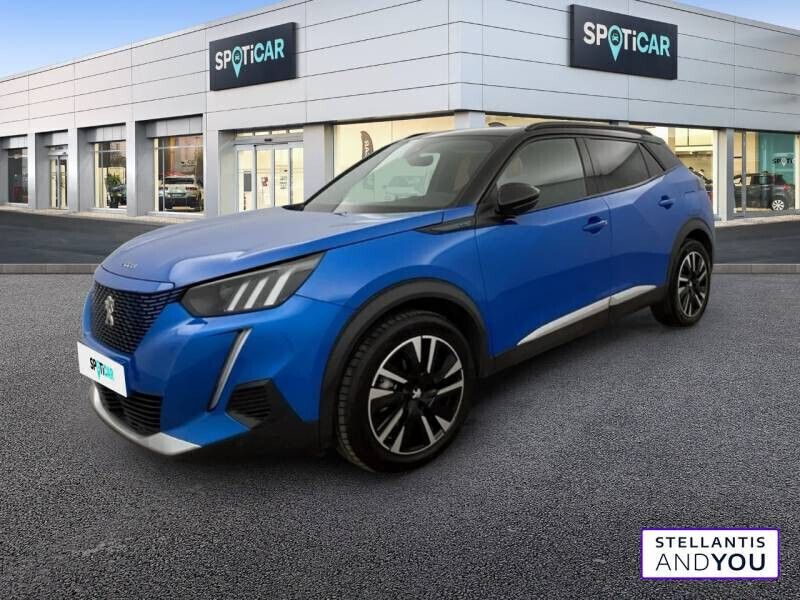 Occasion Peugeot e-2008 GT 100 kW (136 ch) 2022 Bleu SUV