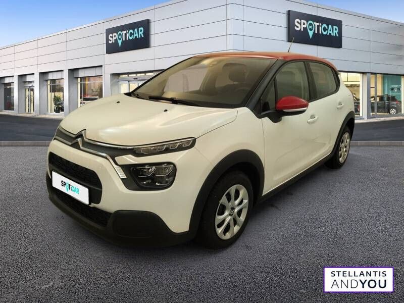 Blanc Occasion 2021 Citroën C3 Feel Citadine | 9 888 € (Prix juste) - Image 1/4