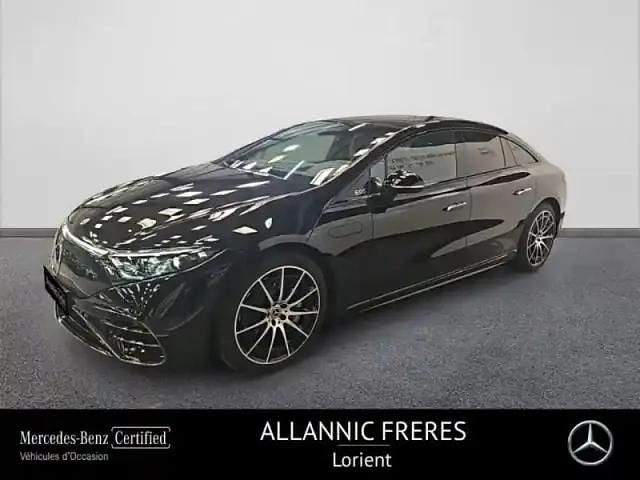 Noir Utilisé 2025 Mercedes EQS580 AMG line Berline | 117 900 € - Image 1/4