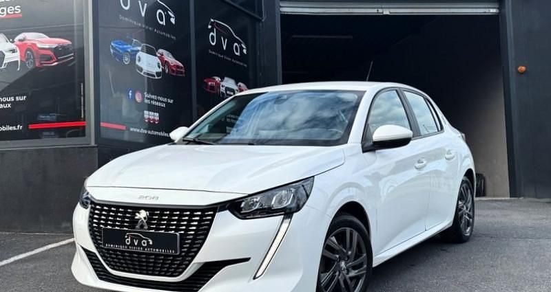 Blanc Utilisé 2021 Peugeot 208 Business-Line Citadine | 12 990 € (Prix juste) - Image 1/4