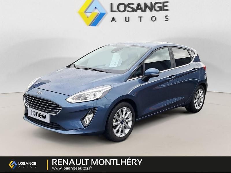 Occasion Ford Fiesta Titanium 100 ch (73 kW) 2019 Bleu Citadine