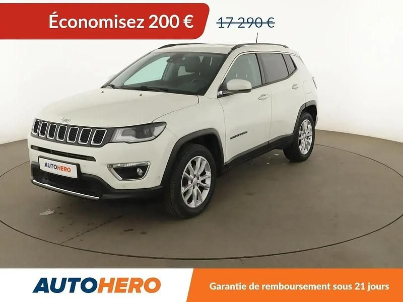Blanc Utilisé 2020 Jeep Compass Limited SUV | 17 090 € (Bon prix) - Image 1/2