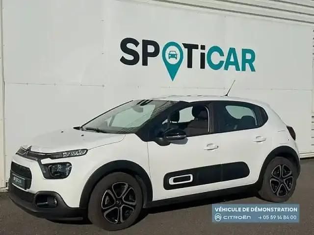 Blanc Utilisé 2024 Citroën C3 PureTech Citadine | 14 900 € (Prix assez cher) - Image 1/4