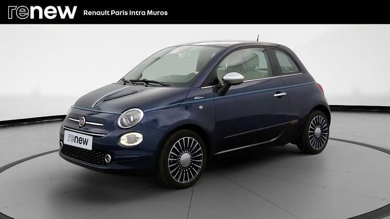 Bleu Utilisé 2017 Fiat 500 Riva Citadine | 11 990 € (Super prix) - Image 1/4